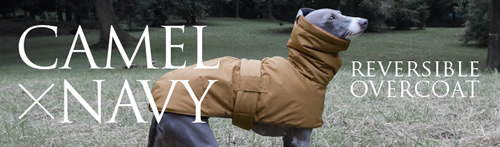 リバーシブルオーバーコート 全2色(イタリアングレーハウンド 洋服